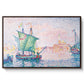 Venice, the Pink Cloud, 1909 - Floater Framed Canvas Print