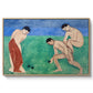 Game of Bowls, 1908 - Floater Framed Canvas Print