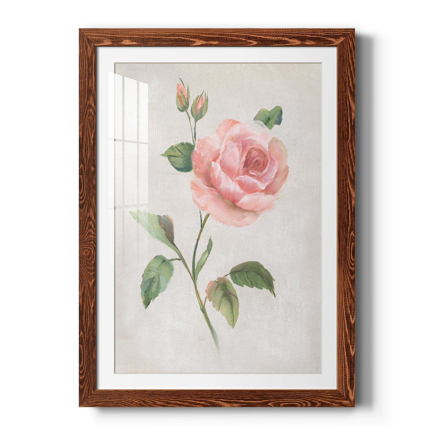 Grandiflora I - Premium Framed Print - Distressed Barnwood Frame - Ready to Hang