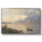 Traunsee, 1871 - Floater Framed Canvas Print