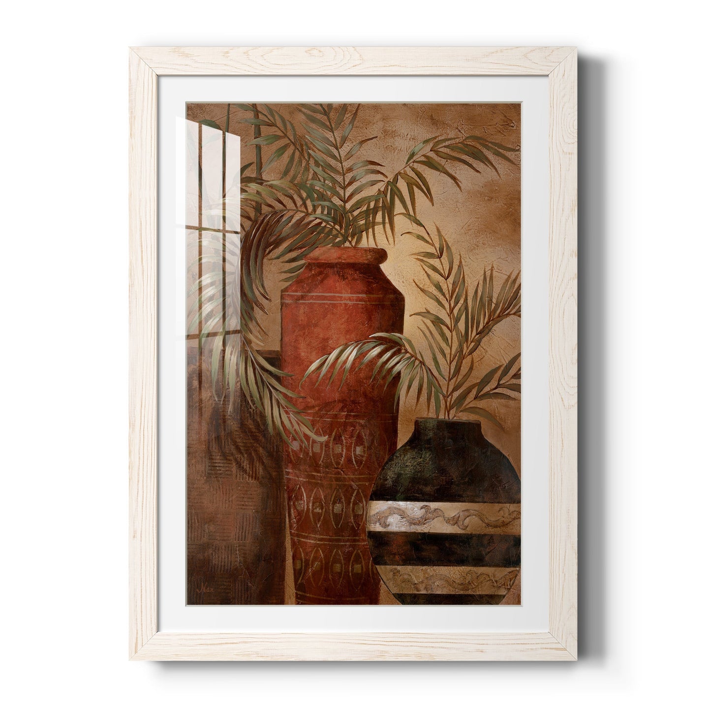 Exotic Vacation I - Barnwood Framed Art Print