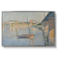 Le Clipper, Asnières, 1887 - Floater Framed Canvas Print