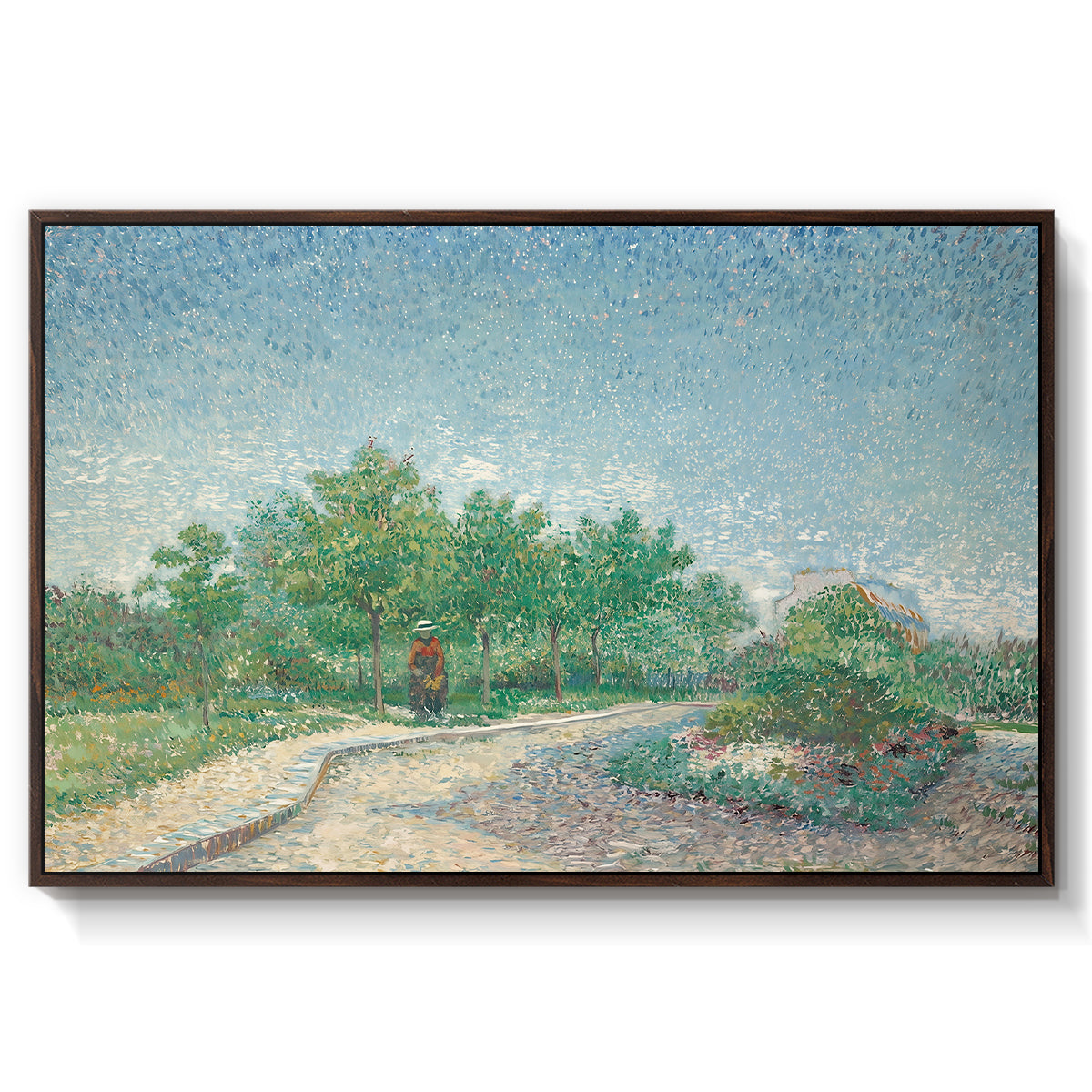 Square Saint-Pierre, Paris, 1887 - Floater Framed Canvas Print