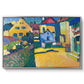 Green Lane in Murnau, 1909 - Floater Framed Canvas Print