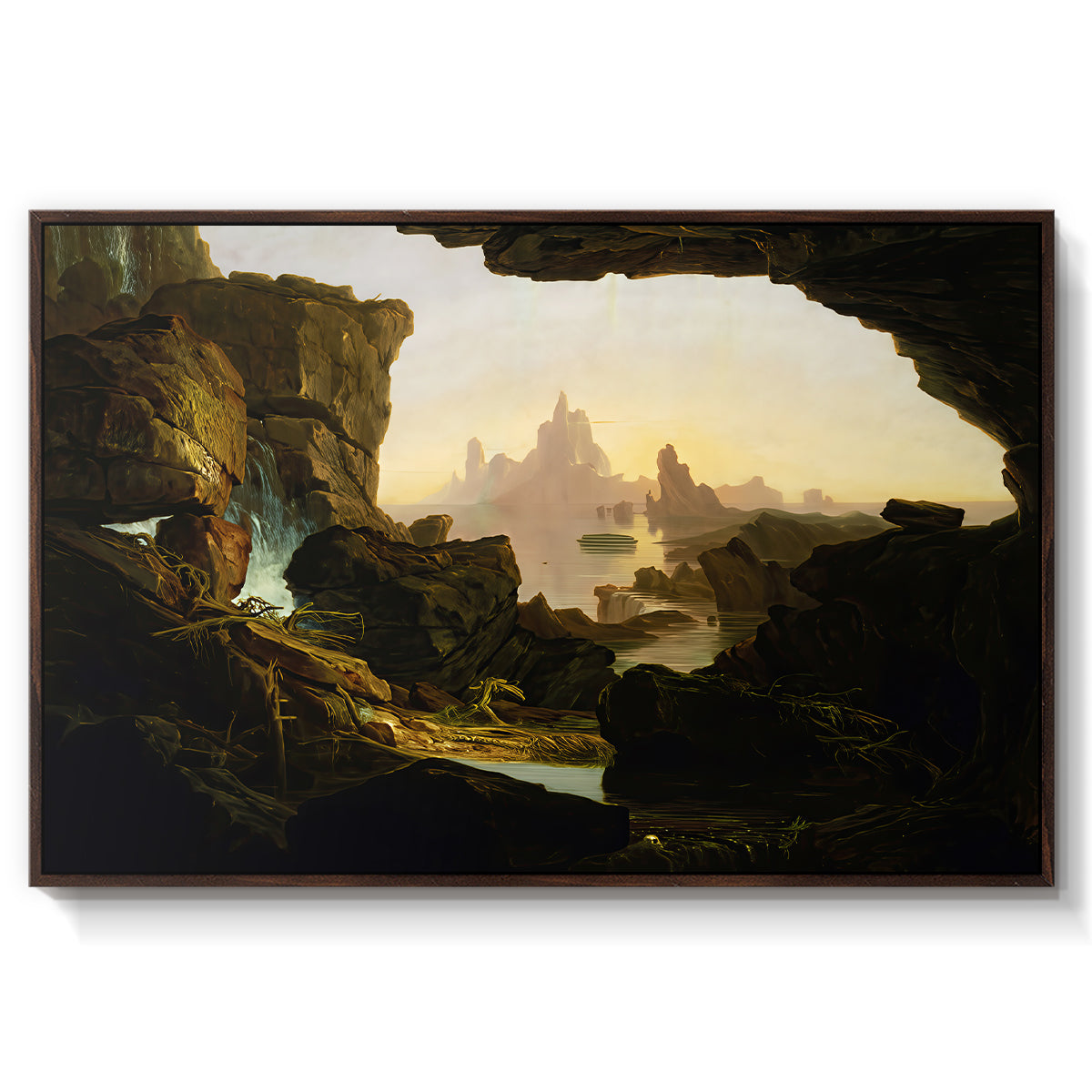 The Subsiding of the Waters of the Deluge, 1829 - Floater Framed Canvas Print