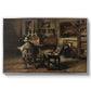 The Studio of Ferdinand De Braekeleer I, Father of the Painter, c. 1873-1885 - Floater Framed Canvas Print