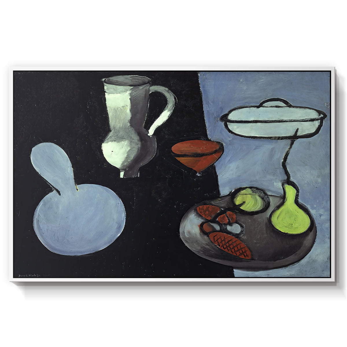 The Gourds (Les coloquintes), 1916 - Floater Framed Canvas Print