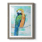 Island Parrot II - Premium Framed Print - Distressed Barnwood Frame - Ready to Hang