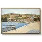 The Riverbank, Les Andelys, 1886 - Floater Framed Canvas Print