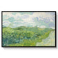 Green Wheat Field, Auvers, 1890 - Floater Framed Canvas Print