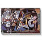 Women of Algiers (Version O), 1955 - Floater Framed Canvas Print