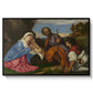 The Holy Family with a Shepherd, c. 1510 - Floater Framed Canvas Print