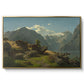 Balestrand, 1848 - Floater Framed Canvas Print