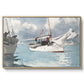 Fishing Boats, Key West, 1903 - Floater Framed Canvas Print