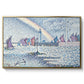 Entrance to the Port of Honfleur, 1899 - Floater Framed Canvas Print