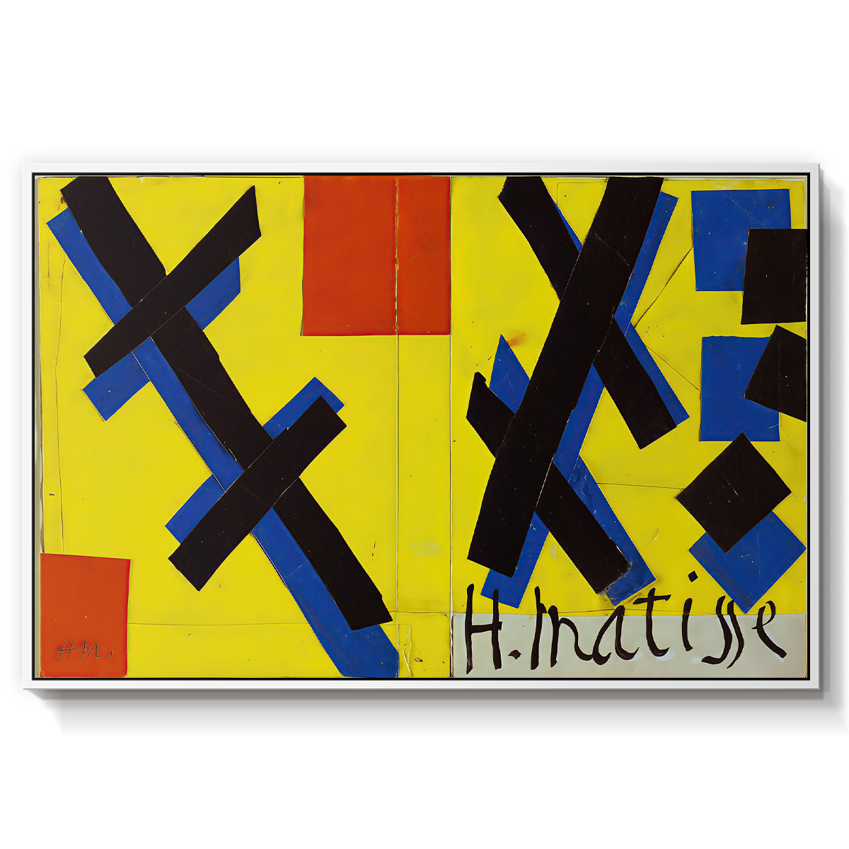 Cover Design for Matisse: His Art and His Public, 1951 - Floater Framed Canvas Print