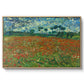 Field with Poppies, 1889 - Floater Framed Canvas Print