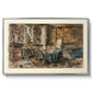 Cabinet de Flaubert à Croisset, 1874 - Floater Framed Canvas Print