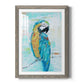 Island Parrot I - Barnwood Framed Art Print