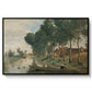 Landscape at Arleux-du-Nord, c. 1871-1874 - Floater Framed Canvas Print
