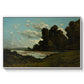 The River Loire at Nevers, 1901 - Floater Framed Canvas Print