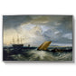 Sheerness as Seen from the Nore, 1808 - Floater Framed Canvas Print