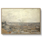 View from Montmartre, 1886 - Floater Framed Canvas Print