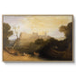 Linlithgow Palace, c. 1807 - Floater Framed Canvas Print
