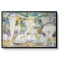 Bathing Women, 1910 - Floater Framed Canvas Print