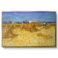 Wheat Field with Sheaves (Harvest in Provence), 1888 - Floater Framed Canvas Print