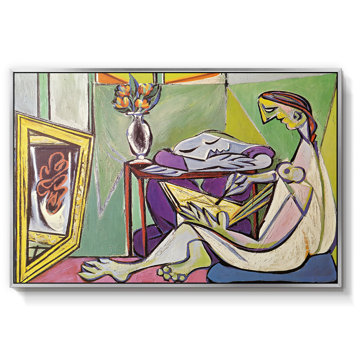 The Muse, 1935 - Floater Framed Canvas Print