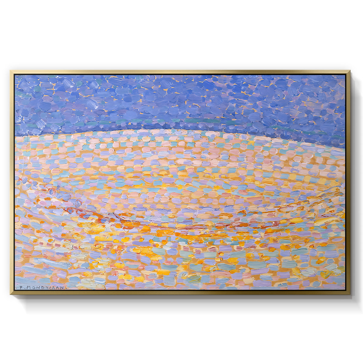 Dune III, 1909 - Floater Framed Canvas Print