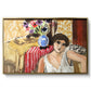 Woman Seated in an Armchair, c. 1920 - Floater Framed Canvas Print