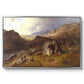 Lledr Valley in Wales, 1864 - Floater Framed Canvas Print