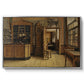 The Old Inn 'Het Loodshuis' in Antwerp, 1877 - Floater Framed Canvas Print