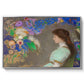 Portrait of Violette Heymann, 1910 - Floater Framed Canvas Print