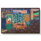 Interior with Aubergines, 1911 - Floater Framed Canvas Print