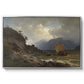 From the Western Coast of Norway, 1862 - Floater Framed Canvas Print