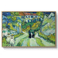 Stairway at Auvers, 1890 - Floater Framed Canvas Print