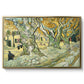 The Large Plane Trees (Road Menders at Saint-Rémy), 1889 - Floater Framed Canvas Print
