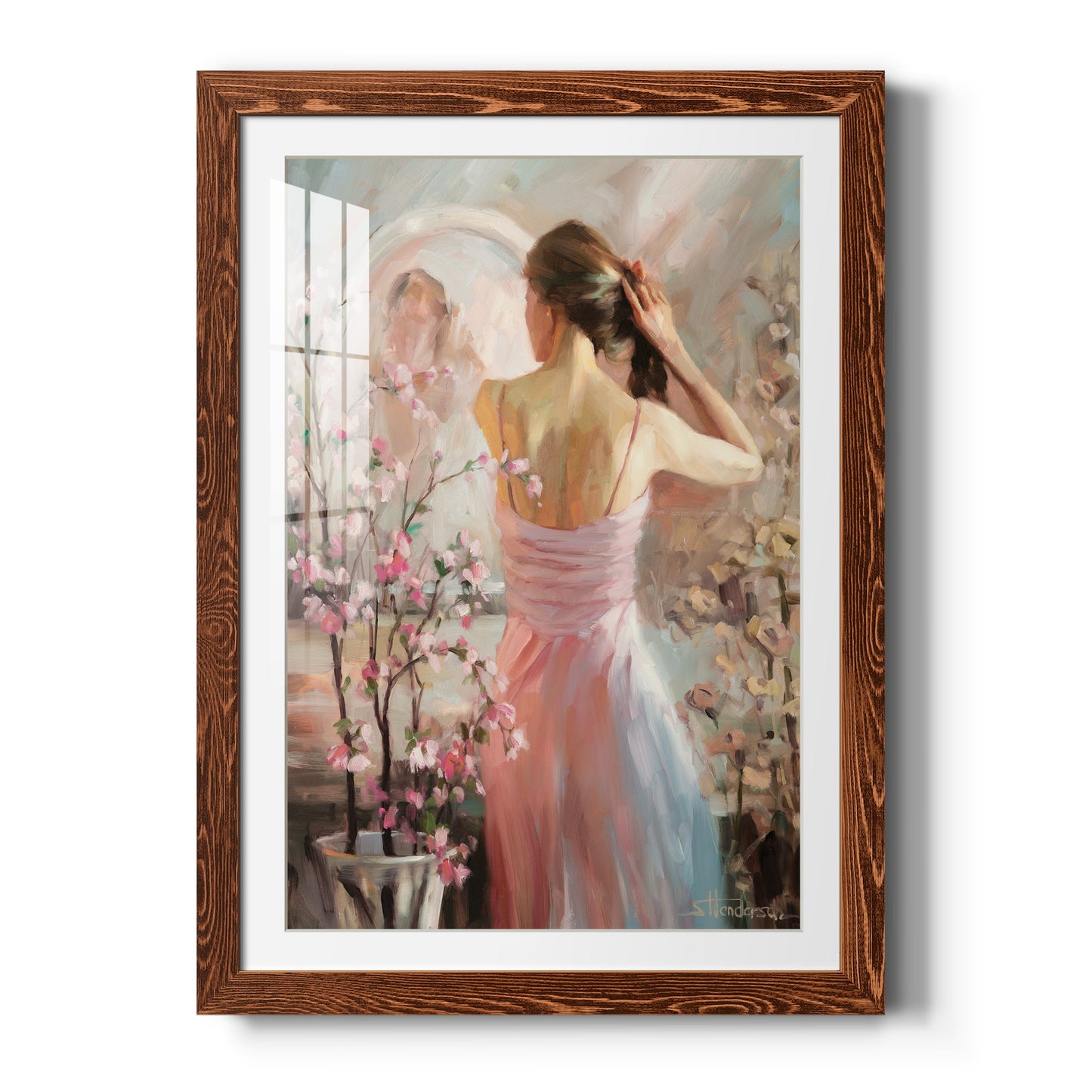 Evening Ahead - Premium Framed Print - Distressed Barnwood Frame - Ready to Hang