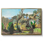 Landscape near Nice, c. 1918 - Floater Framed Canvas Print