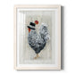 Sunday Best Rooster - Premium Framed Print - Distressed Barnwood Frame - Ready to Hang