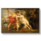 Venus and Adonis, c. 1635 - Floater Framed Canvas Print