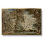 Salisbury Cathedral from the Bishop's Grounds, c. 1822-1823 - Floater Framed Canvas Print