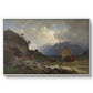 From the Western Coast of Norway, 1862 - Floater Framed Canvas Print