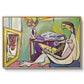The Muse, 1935 - Floater Framed Canvas Print