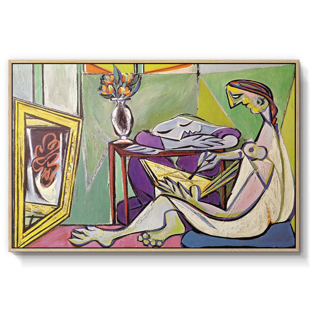 The Muse, 1935 - Floater Framed Canvas Print