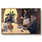 The Dining Room (Breakfast), 1886-1887 - Floater Framed Canvas Print