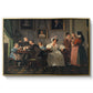 The Waagepetersen Family, 1836 - Floater Framed Canvas Print